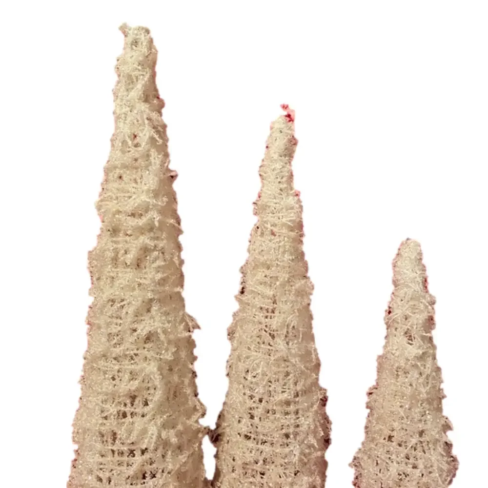 Christmas Trees Set of (3) They do not light up.12, 18. 24” NIB